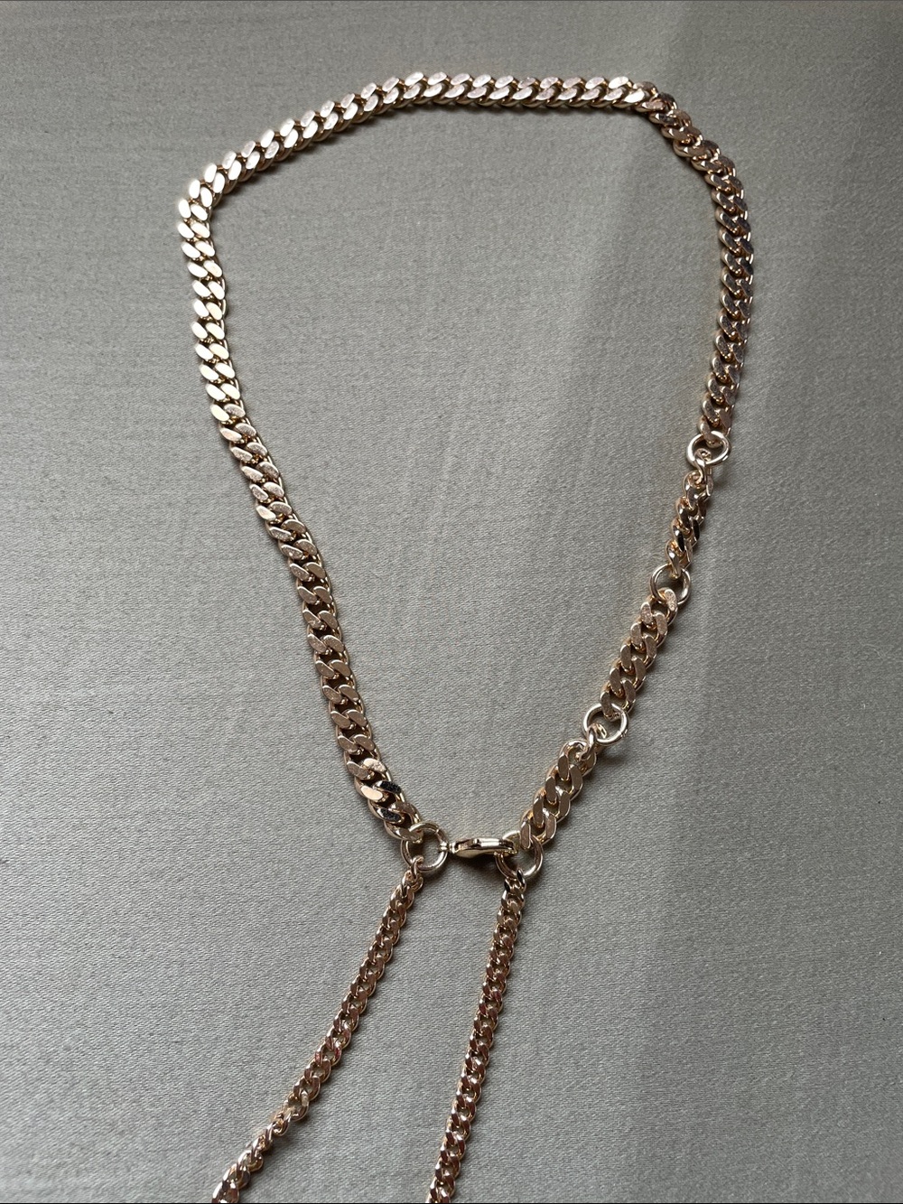 Gold-Tone Curb Chain AirPod Lanyard Necklace - Picture 3 of 4